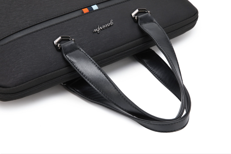 Oxford laptoptas in aktekoffermodel met handvat voor kantoor