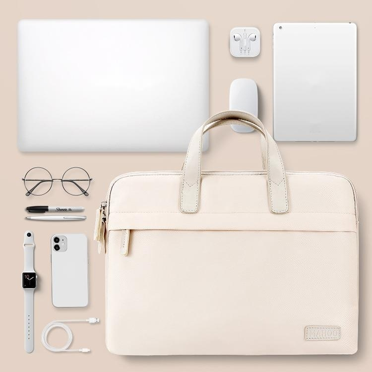 Slanke dames laptoptas als schoudertas voor MacBook en notebook