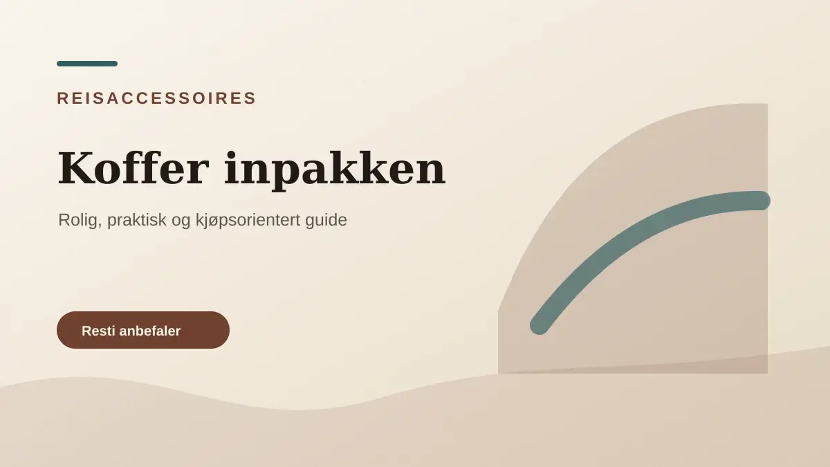 Koffer inpakken geïllustreerd als reisaccessoires bij TasWijzer.nl